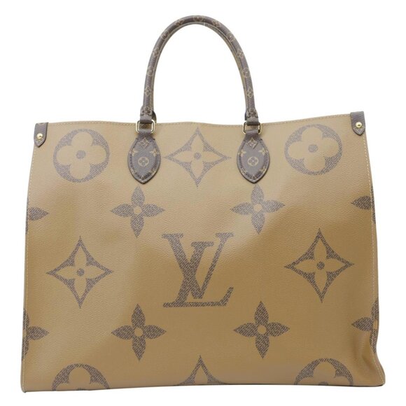 Louis Vuitton  Onthego GM Giant Monogram Canvas Tote Bag Brown - Picture 1 of 11